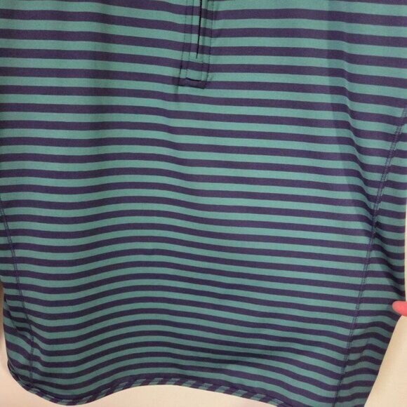 LIKE NEW VINEYARD VINES BLUE/ GREEN THE SHEP LONGSLEEVES MOCK NECK TOP SIZE L - Picture 7 of 16